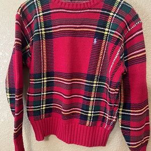 Vintage Polo by Ralph Lauren Oversized Tartan Sweater | Size Small